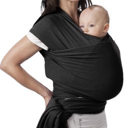 Bembika Hands Free Baby Carrier Wrap Baby Sling Wrap - Black-image-15