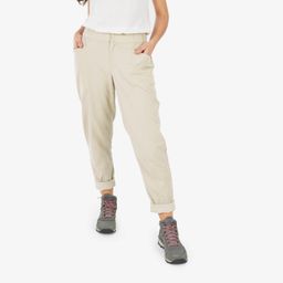 quechua Women Relaxed Fit Linen Pants Beige - NH500-picture-18