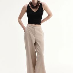 H&M Wide Tailored Trousers-image-94