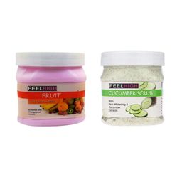 FEELHIGH Face & Body Fruit Cream & Cucumber Scrub-22