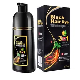 zemglam 3-In-1 Black Hair Dye Shampoo with Ginseng & Black Sesame - 500 ml-25