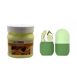 FEELHIGH Gold Cream 500ml with Ice Roller-38
