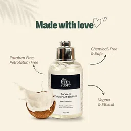 The Bath Store Aloe & Coconut Butter Set Of 3 Face Wash - 100ml Each image 2