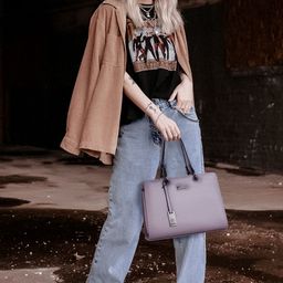 Exotic Structured Handheld Bag with Tasselled image 4