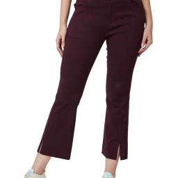Spykar Wine Cotton Blend Regular Fit Trackpants-image-8