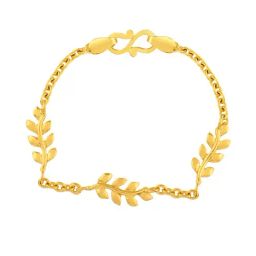 Malabar Gold and Diamonds Leaf 22 kt Gold Bracelet for Kids-image-42