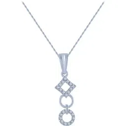 P.C. Chandra Jewellers 14 kt Gold & Diamond Pendant without Chain-image-86