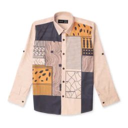 Cavio Kids Multicolor Cotton Printed Full Sleeves Shirt-image-33