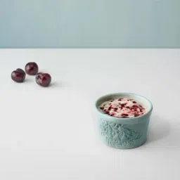 ellementry Upper Crust Blue Ceramic Ramekin Bowl (200 ml) - Set of 1-19