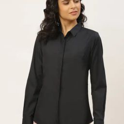 Hancock Black Cotton Shirt-image-16