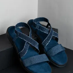 Inc 5 Women Striped Open Toe Flats with Buckles-image-51