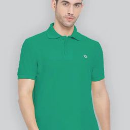 Lux Nitro Sea Green Regular Fit Polo T-Shirt-image-80