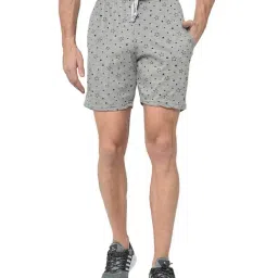Vimal Jonney Grey Regular Fit Shorts-image-94
