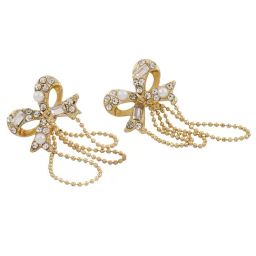 Joker & WItch Gold and Silver Drop Karolina Bow Style Drop Earring image 4