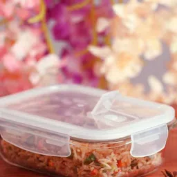 Femora Transparent Borosilicate Glass Containers with Lid (400 ml) - Set of 2 image 2
