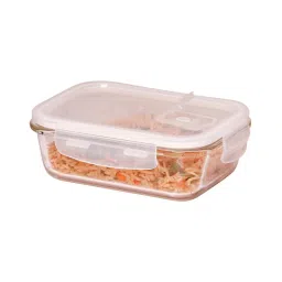 Femora Transparent Borosilicate Glass Containers with Lid (400 ml) - Set of 2 image 5