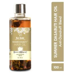 Nat Habit Neem Bhringraj Anti Dandruff Summer Dasabuti Hair Oil - 100 ml-13