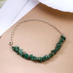 Kicky & Perky 925 Sterling Silver Rough Beauty Chain Anklet for Women-image-39