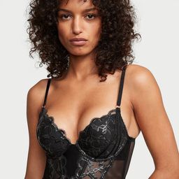 Victoria's Secret Bralette Bra Medium Coverage Underwired Heavily Padded-33