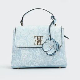 Elle Blue Printed Handbag-image-21