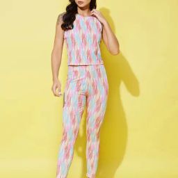 StyleStone Multicolor Printed Top With Tights-picture-10