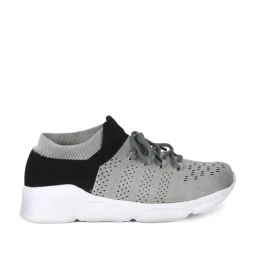 Pro by Khadims Men's Grey Running Shoes-image-32