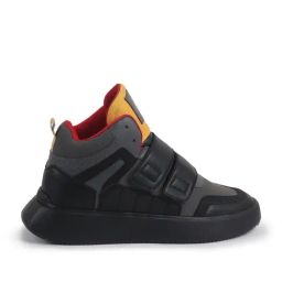 Fausto Men's Black Ankle High Sneakers-image-17
