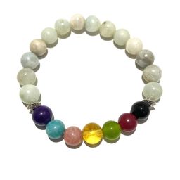 Divine souvenirs Unisex Artificial Beaded Elasticated Bracelet-50