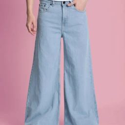 Bene Kleed Men Wide Leg High-Rise Clean Look Cotton Jeans-picture-4