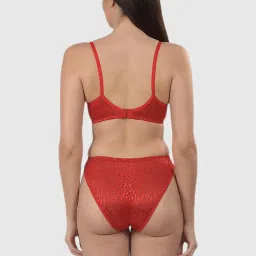 mod & shy Red Solid Non Padded Bra image 2