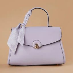 Code by Lifestyle Lilac Lavender Solid Handbag-picture-15