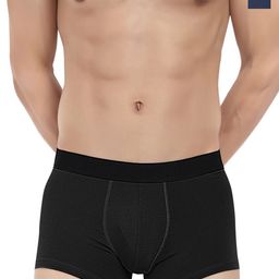 LOGGERHEAD Pack Of 2 Cotton Long Trunks LHFT004-Black-Navy-10