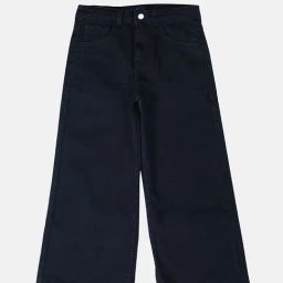 Kiddopanti Girls Black Solid Jeans-image-28