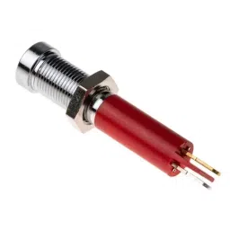 RS PRO Red Panel Mount Indicator 12V DC, Mounting Hole Size 6 mm, Termination Type Solder Tab, Model No 211156 image 5
