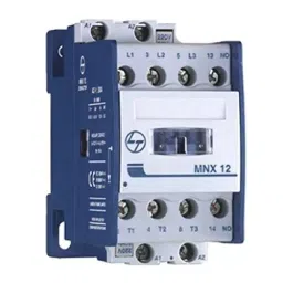 L&T MNX12-2P Power Contactor 2 Pole 12 A 240 V AC 1 NO, CS90234BOOO-34