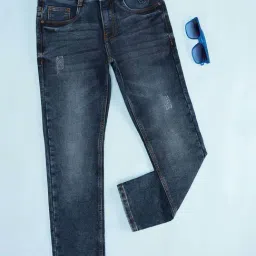 Pantaloons Junior Blue Cotton Regular Fit Jeans-picture-25