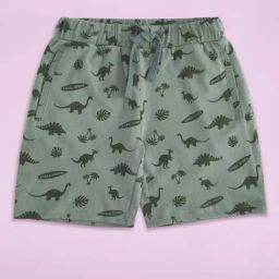Pantaloons Junior Olive Cotton Printed Shorts-image-83