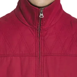 Monte Carlo Maroon Regular Fit Jacket image 5