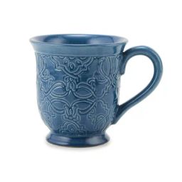 Fabindia Kriti Blue Ceramic Dinnerware-Mugs-picture-18