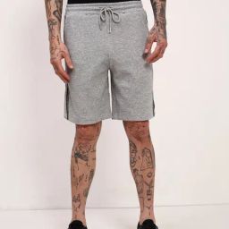 Showoff Grey Cotton Regular Fit Shorts-39
