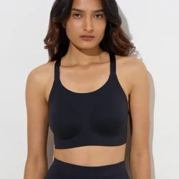 Wunderlove by Westside Black Padded Invisible Sports Bra-39