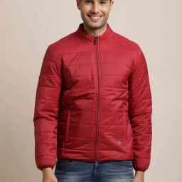 Turtle Red Relaxed Fit Jacket-image-7