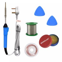 Ironclad PRO 5 In 1 Mobile Soldering Iron Master Kit 25 W Corded Flat Copper, Iron & Nickle Tip-46