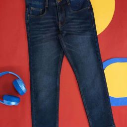 Pantaloons Junior Blue Cotton Regular Fit Jeans-picture-16