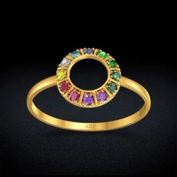 Joyalukkas Gold 22K Color Spectrum Casual Rings for Women-image-16