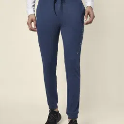 Ajile by Pantaloons Blue Melange Slim Fit Joggers-image-65