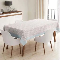 Bianca Classic Clear White/Pink Pvc 2 Seater Table Cloth-image-71