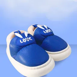 MOON MAMA Unisex Kids Colourblocked Leather Driving Shoes-image-77