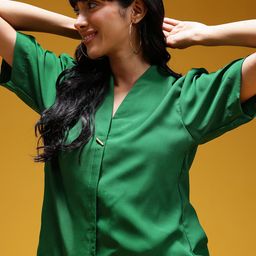 HERE&NOW Embellished Puff Sleeve Top-image-47