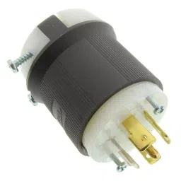 HUBBELL WIRING DEVICES CONNECTOR, POWER ENTRY, PLUG, 20A, HBL2521-image-62